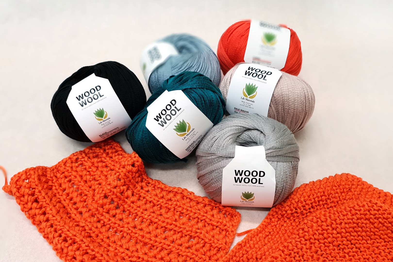 Wood Wool – Knitting yarn 100% from wood pulp Image