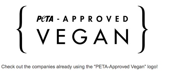 ‘PETA-Approved Vegan’ Logo Image